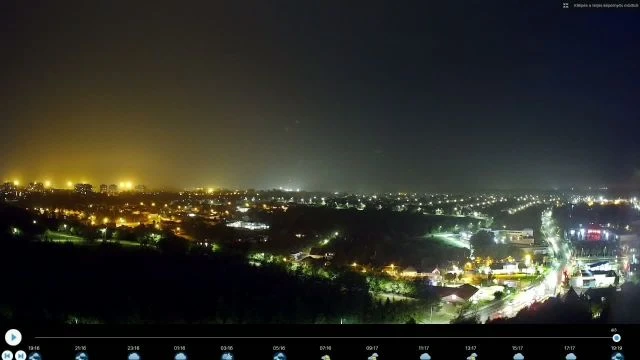 Szeptember esti zivatar Dunaújváros mellett