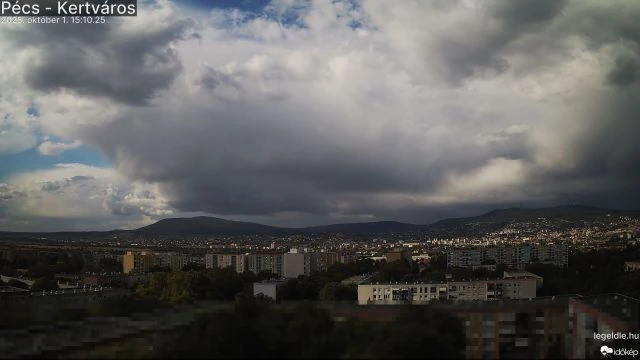 Pécs - Kertváros (zoldutabc) gyorsított felvétele