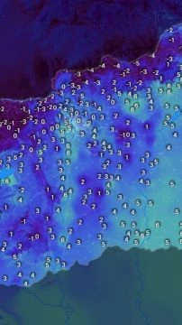 Több helyen fagyott, északon a -5 fokot is megközelítettük
