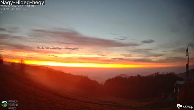 Napkelte a Nagy-Hideg-hegyen