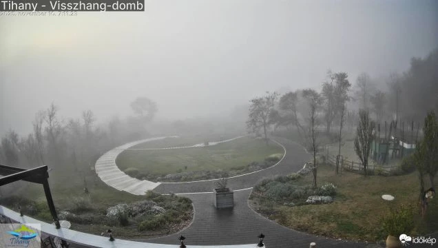 Ködös tihanyi reggel