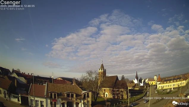 Napsütés, 13 fok Csengerben