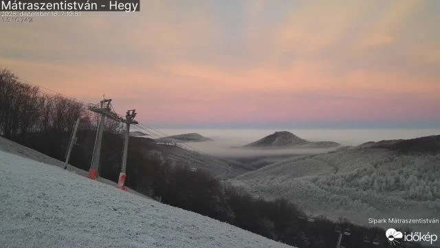 Mátraszentistván - Hegy (sipark_felso) gyorsított felvétele
