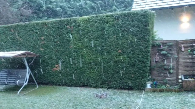 Kópházán hull a hó