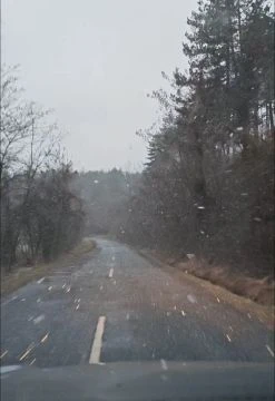 Pár perces meglepetés havazás