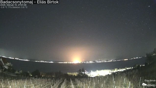 Ég a berek Fonyódon (Badacsonytomaji kameránk felvétele)
