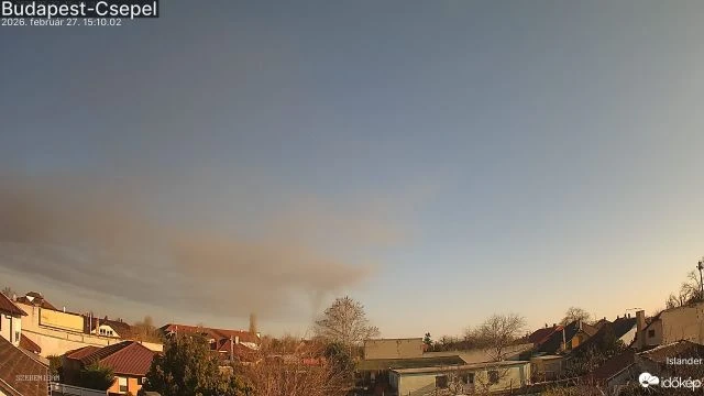 Füstfelhő szállt fel Soroksáron - Budapest-Csepel (islander)
