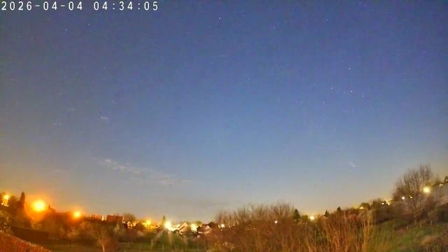 Nagyszombati meteor Gyuláról nézve