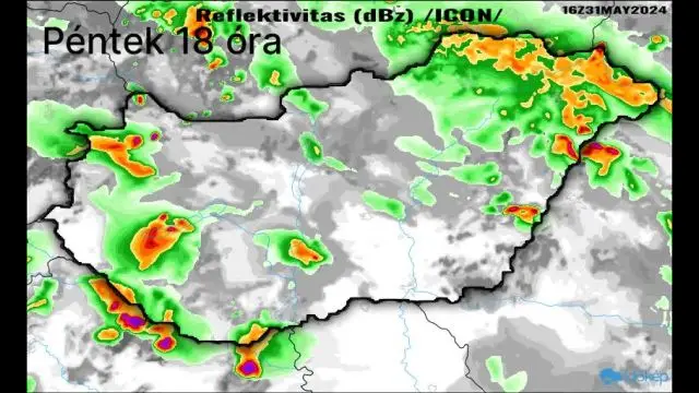 Több hullámban érkeznek a zivatarok