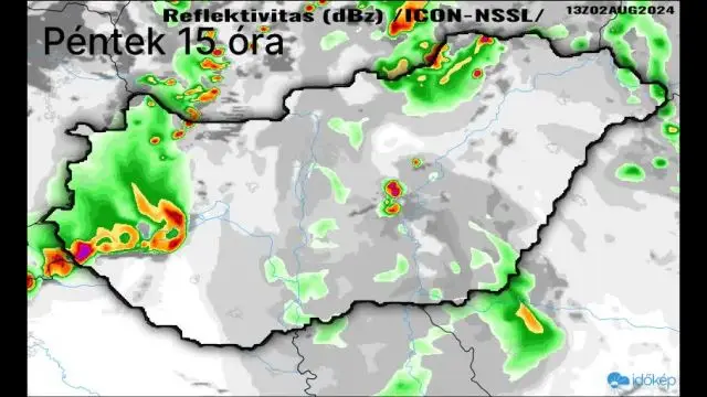 Zivatarokat hoz a pénteki hidegfront