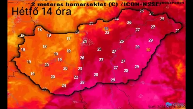 Már csak délkeleten tart ki a nyári meleg