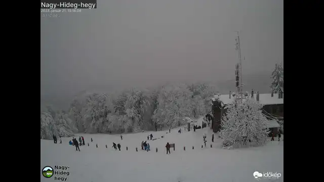 Zajlott az élet Nagy-Hideg-hegyen