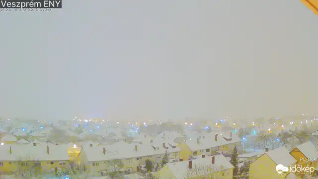 Intenzíven havazott Veszprémben