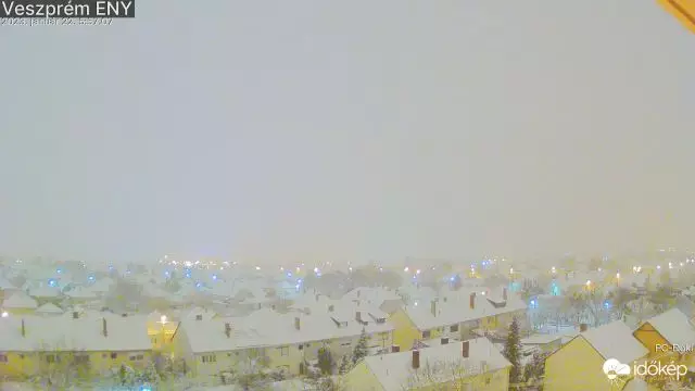 Intenzíven havazott Veszprémben