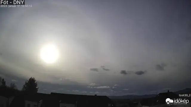 Éles naphalo a front közeledtével 20230117