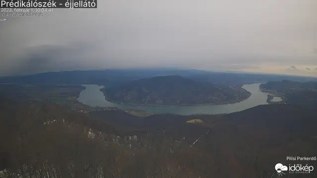 Hózáporos délelőtt a Dunakanyarban