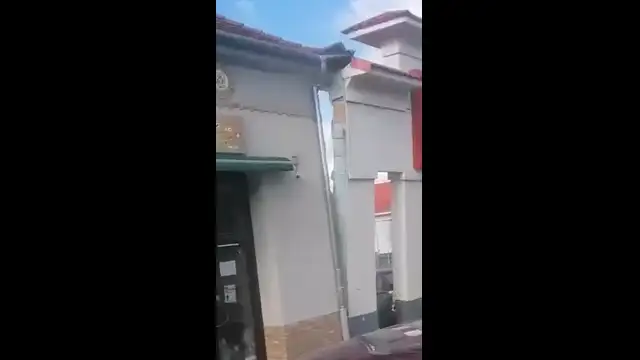 A szélvihar pusztítása Mohácson