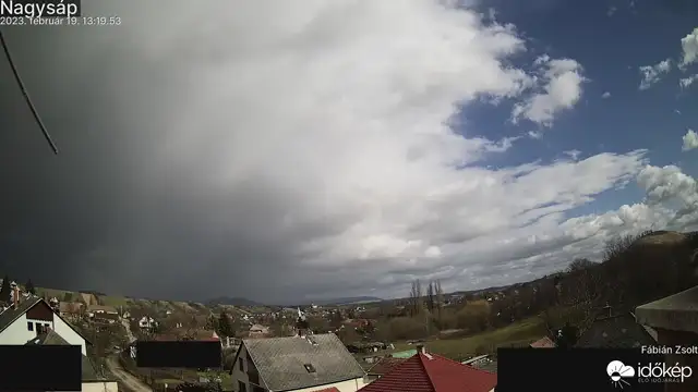 Jégesővel kísért zivatarok alakultak ki