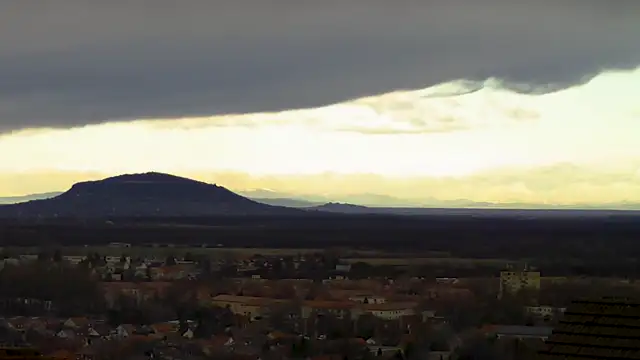 Az Alpok csúcsai látszódtak Ajkáról