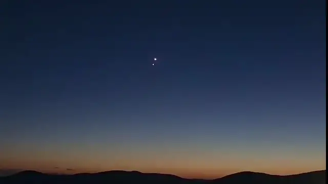 A Vénusz és a Jupiter tánca az égbolton