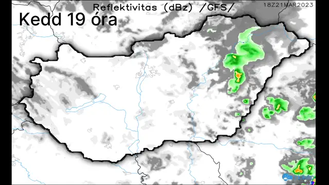 Tavaszias záporok jönnek