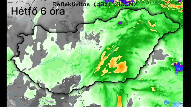 Kiadós csapadék érkezik