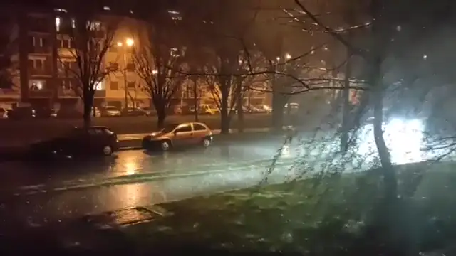 Zivatartól volt hangos az este Győrben