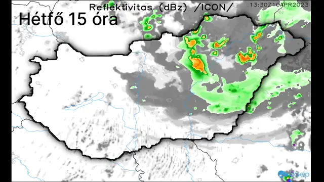 Zivatarok is lehetnbek keleten húsvéthétfőn