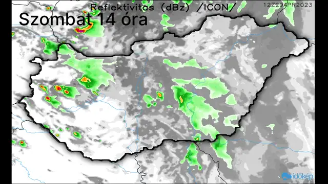 Záporok, zivatarok jönnek hétvégén