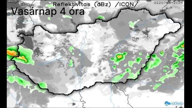 Záporok, zivatarok színesíthetik a hétvége időjárását