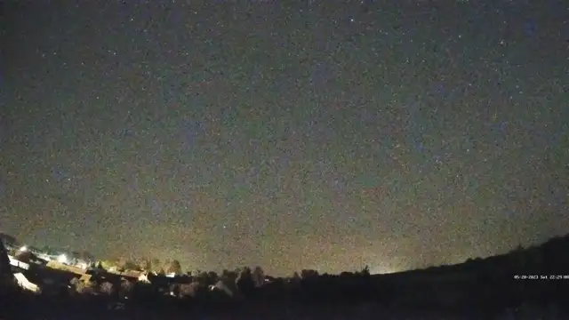 Szombat esti Tűzgömb Schmall Rafael égképfigyelő kameráján