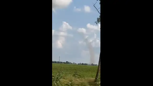 Tornádó Újkígyósról