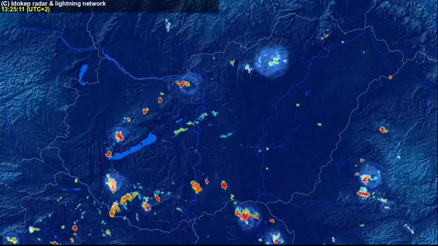 Sorra pattanó zivatarok 20230529