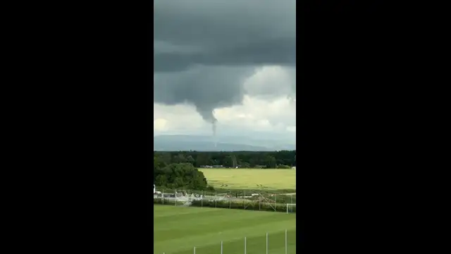 Tornádó Szombathelynél