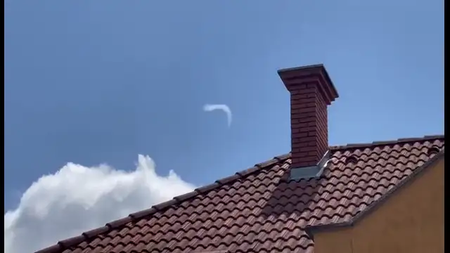 Patkóörvény Kaposfüred fölött