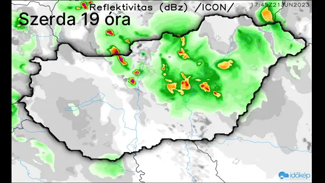 Heves zivatarok jöhetnek