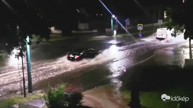 Özönvíz és szélvihar Cegléden