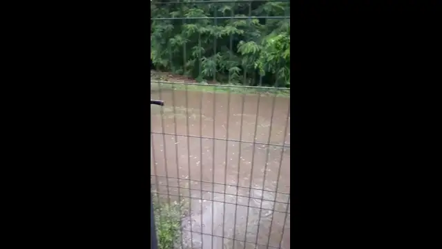 Orosháza-Gyopárosfürdőt elöntötte a villámár