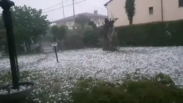 Pusztító jégeső Olaszországban