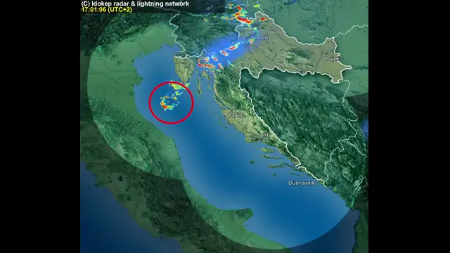 Szupercella az Adria felett