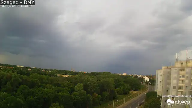 Felhőszakadás érkezik Szegedre