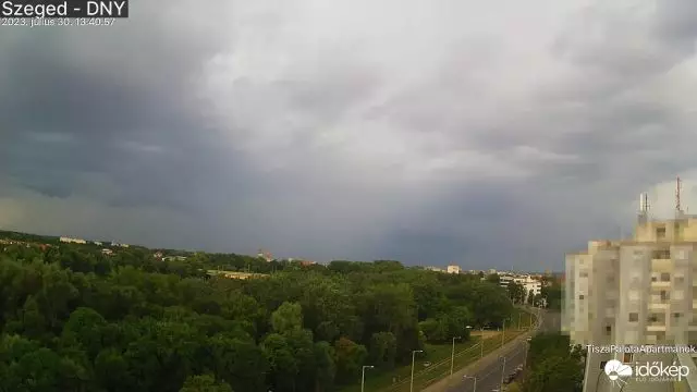 Felhőszakadás érkezik Szegedre