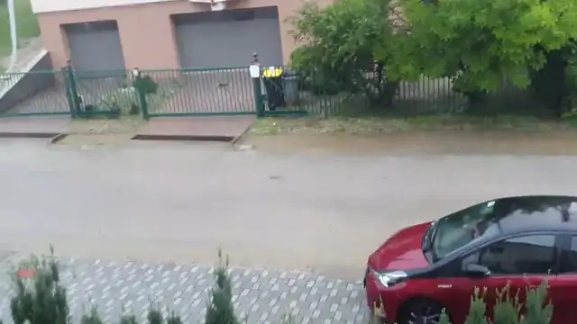 Villámárvíz, jégeső Zalaegerszegen