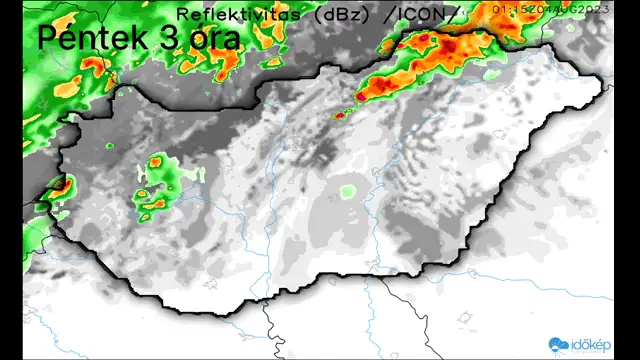 Éjjel érkezik a zivatarok első hulláma