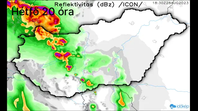 Zivatarok jönnek késő délutántól