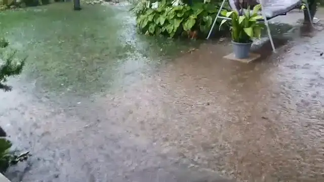 Kiadós csapadék Balatonbogláron