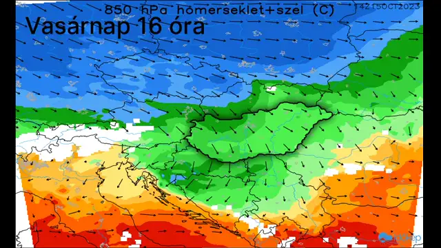 Így tör be a hideg vasárnap