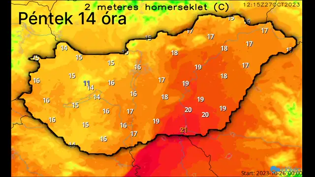 Erős hőmérsékleti kontraszt várható