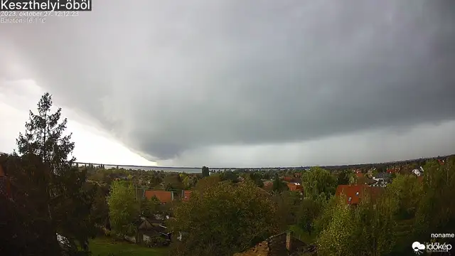 Peremfelhős hidegfront október végén