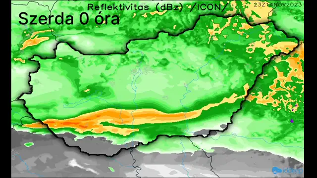 Nagy eső jön éjjel